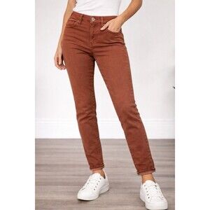 Prana Skinny Jeans Womens Terracota Stretch Mid Rise Slim Fit Casual Pants 28x30